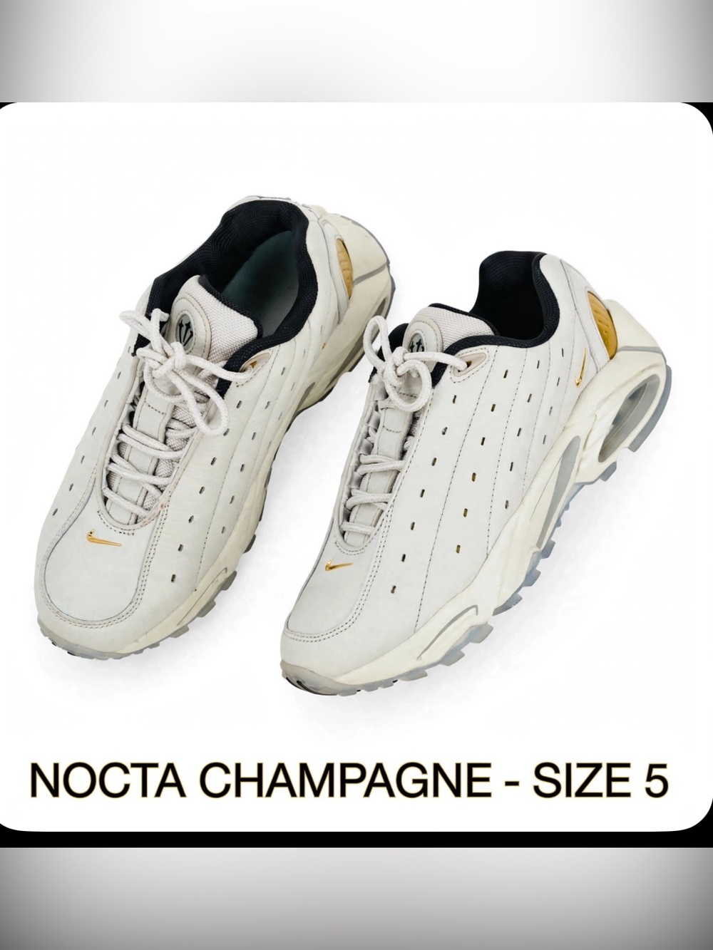 NOCTA x Nike Hot Step Air Terra Champagne PRE-OWNED Size 5 Women
